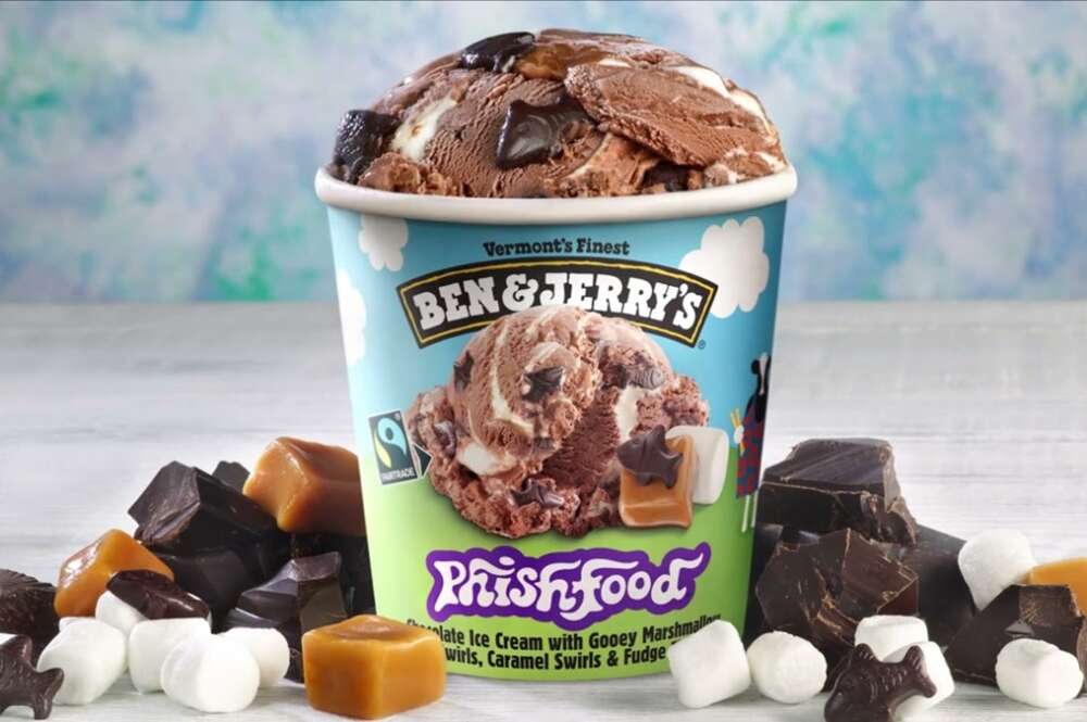 Uno de los helados de Ben & Jerry's