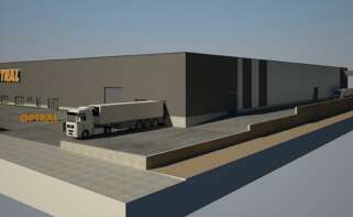 Maqueta del nuevo centro productivo de Optral
