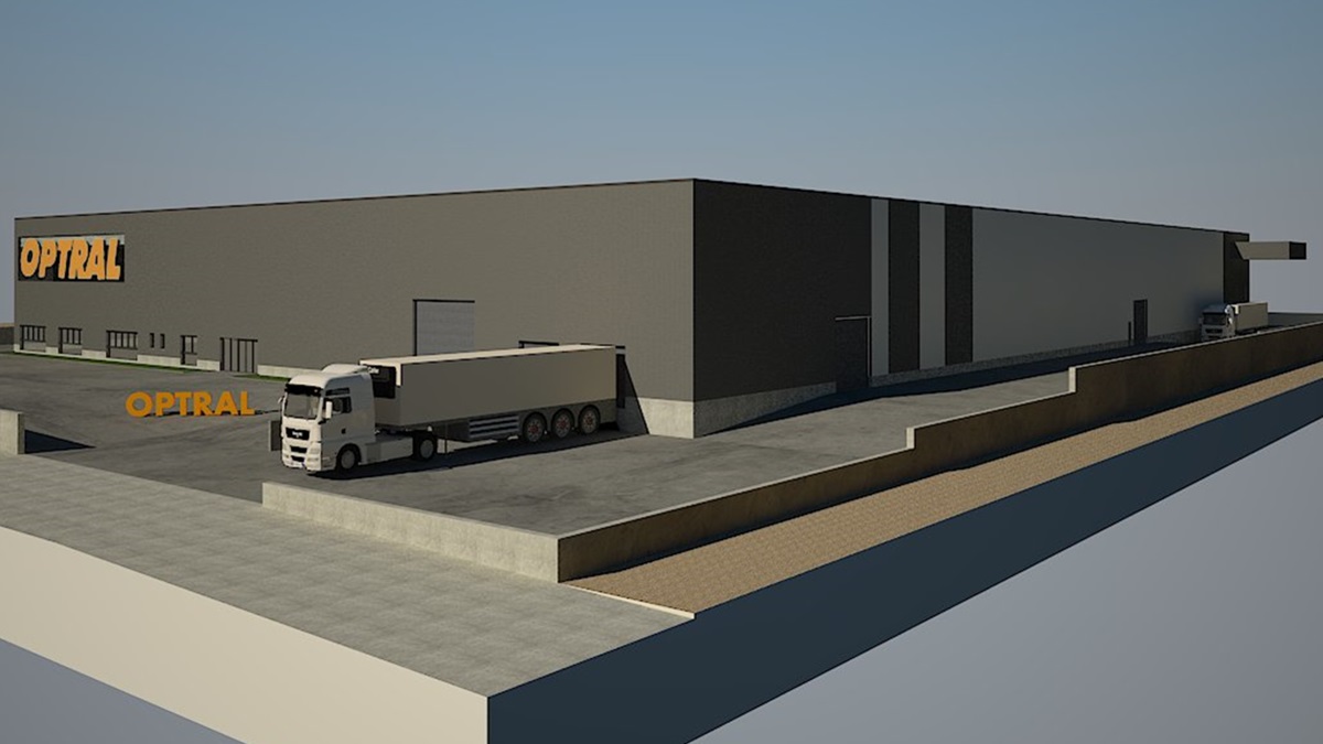 Maqueta del nuevo centro productivo de Optral
