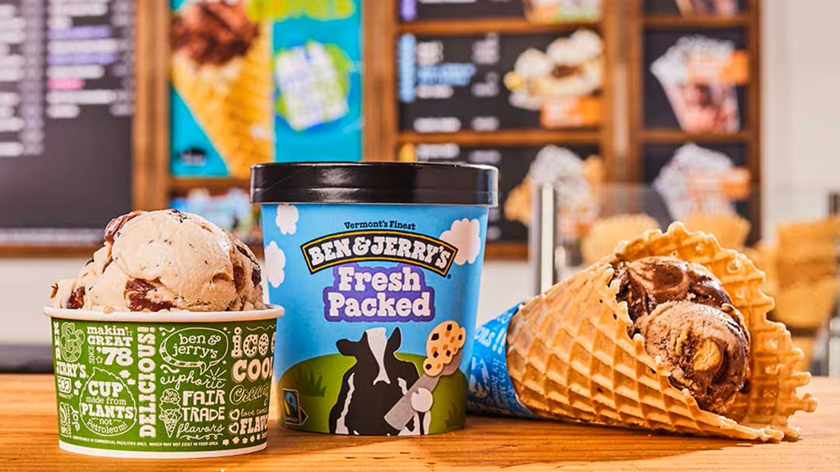 Algunos productos de Ben & Jerry's