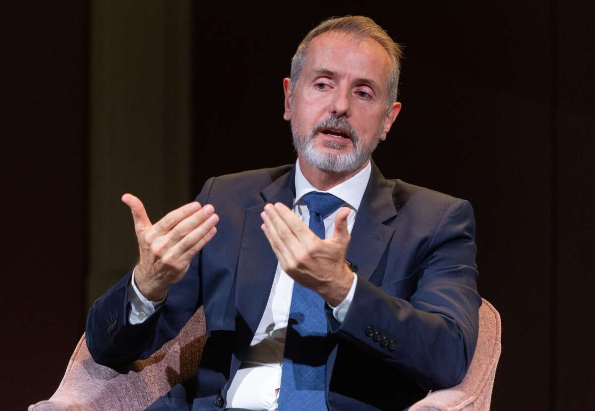 El presidente de Telefónica, Marc Murtra, interviene en Desayunos del Ateneo, a 1 de octubre de 2025, en Madrid (España). Durante el encuentro, Marc Murtra, ha abordado cuestiones actuales sobre el sector de las telecomunicaciones, autonomía tecnológica, liderazgo empresarial y transformación digital, respondiendo a preguntas y participando en un debate abierto sobre los retos estratégicos que afronta Telefónica y el mundo digital.
Eduardo Parra / Europa Press
01/10/2025