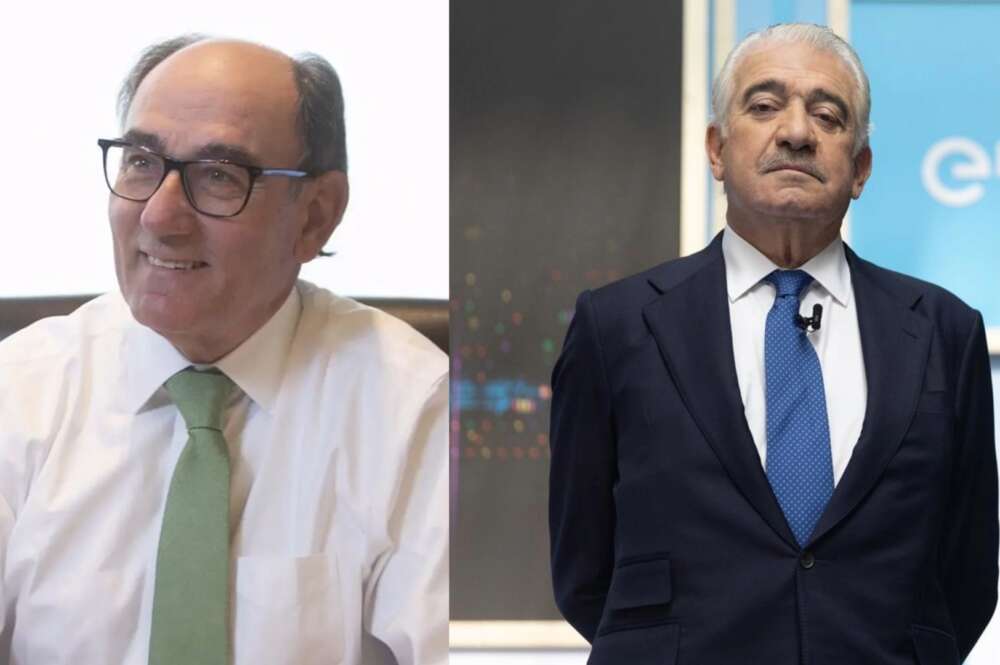 El presidente de Iberdrola, Ignacio Sánchez Galán, y el CEO de Endesa, José Bogas