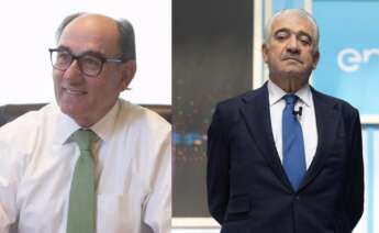 El presidente de Iberdrola, Ignacio Sánchez Galán, y el CEO de Endesa, José Bogas
