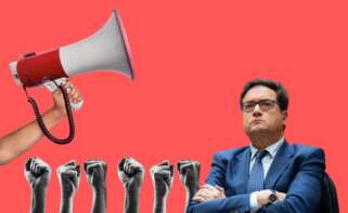 Óscar López. Funcionarios.