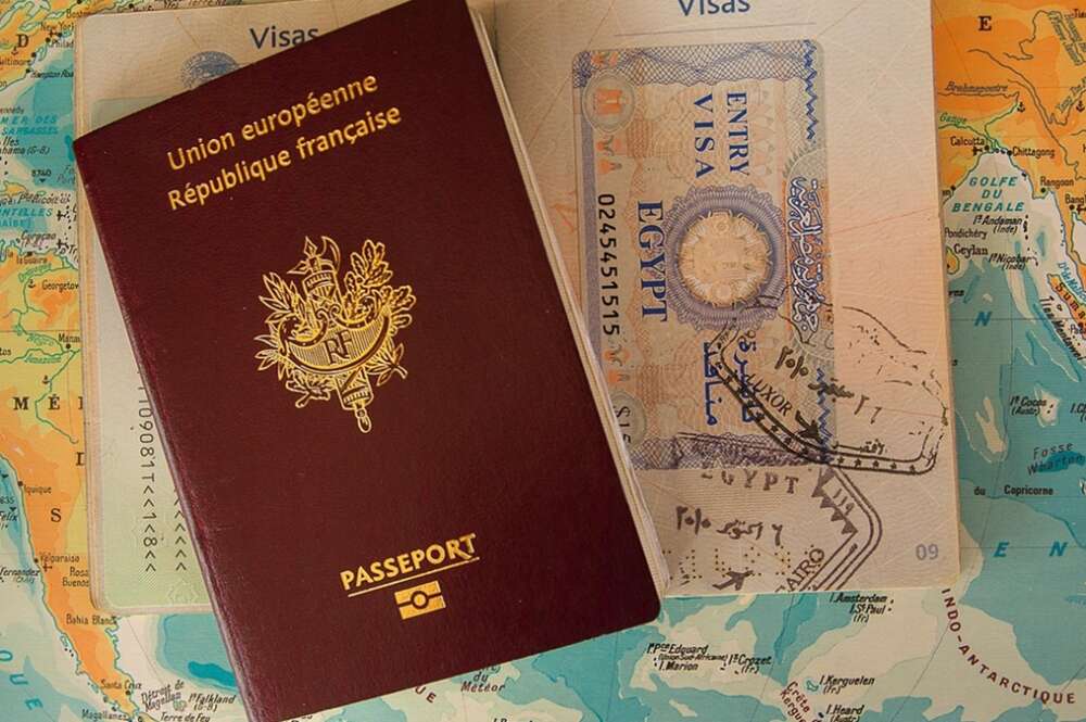 Un pasaporte sellado