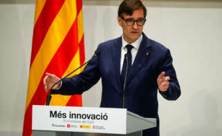 El presidente de la Generalitat de Catalunya, Salvador Illa. Foto: Europa Press.