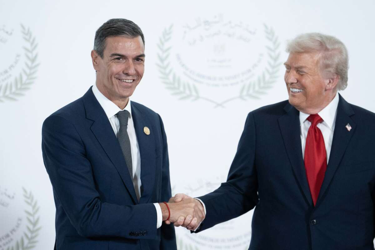 Donald Trump y Pedro Sánchez