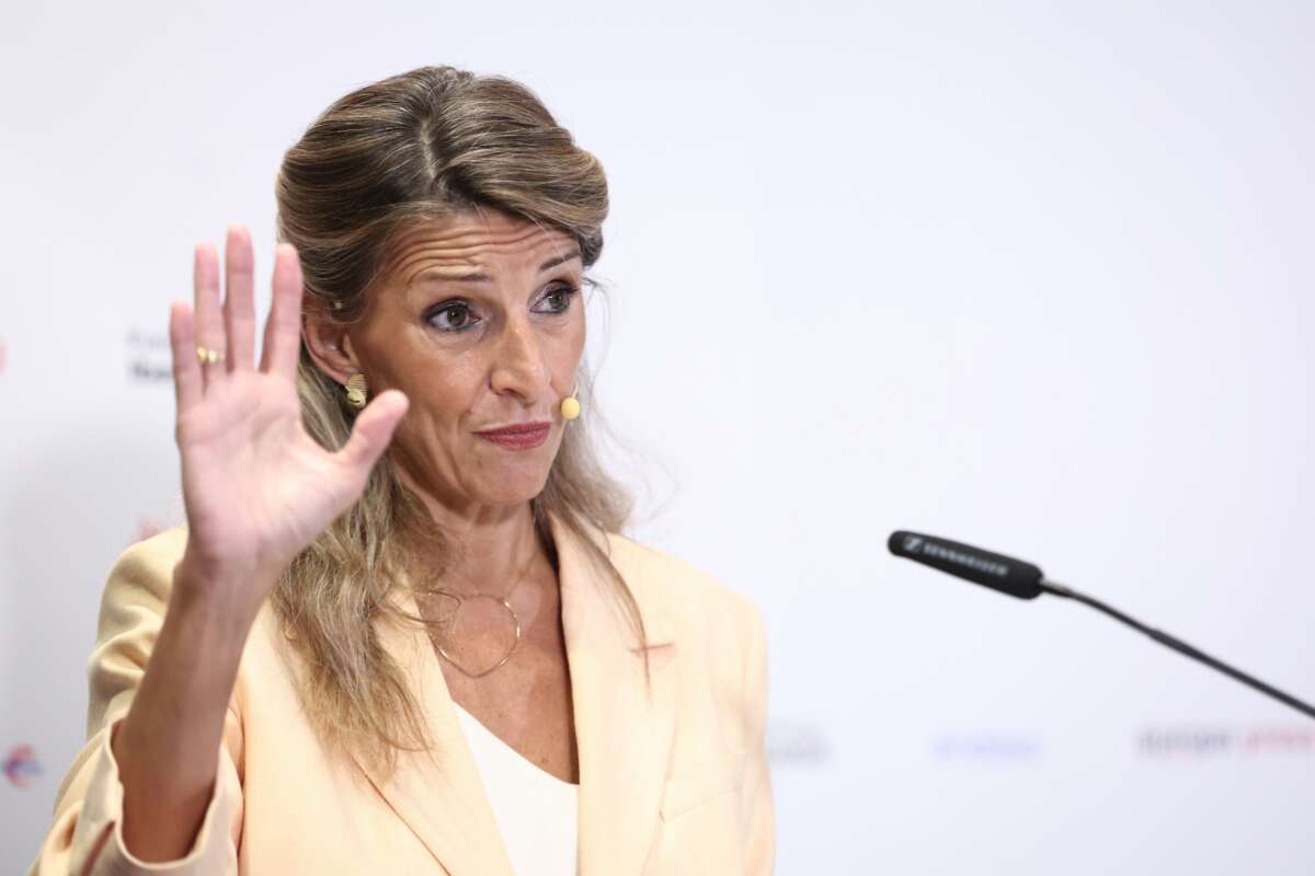 Yolanda Díaz, ministra de Trabajo