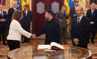 El presidente de Ucrania, Volodimir Zelenski. Foto: Europa Press.