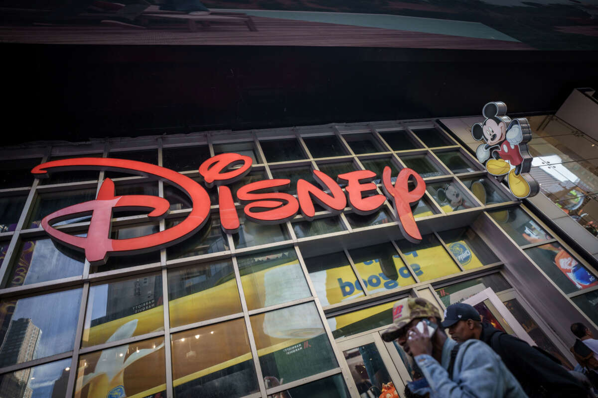 Fachada de una tienda de Disney en Nueva York (Estados Unidos).
