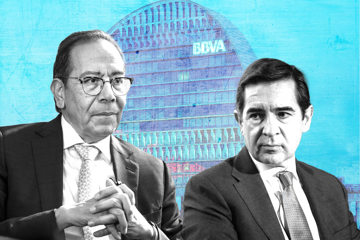 Carlos Salazar y Carlos Torres, consejero y presidente de BBVA.