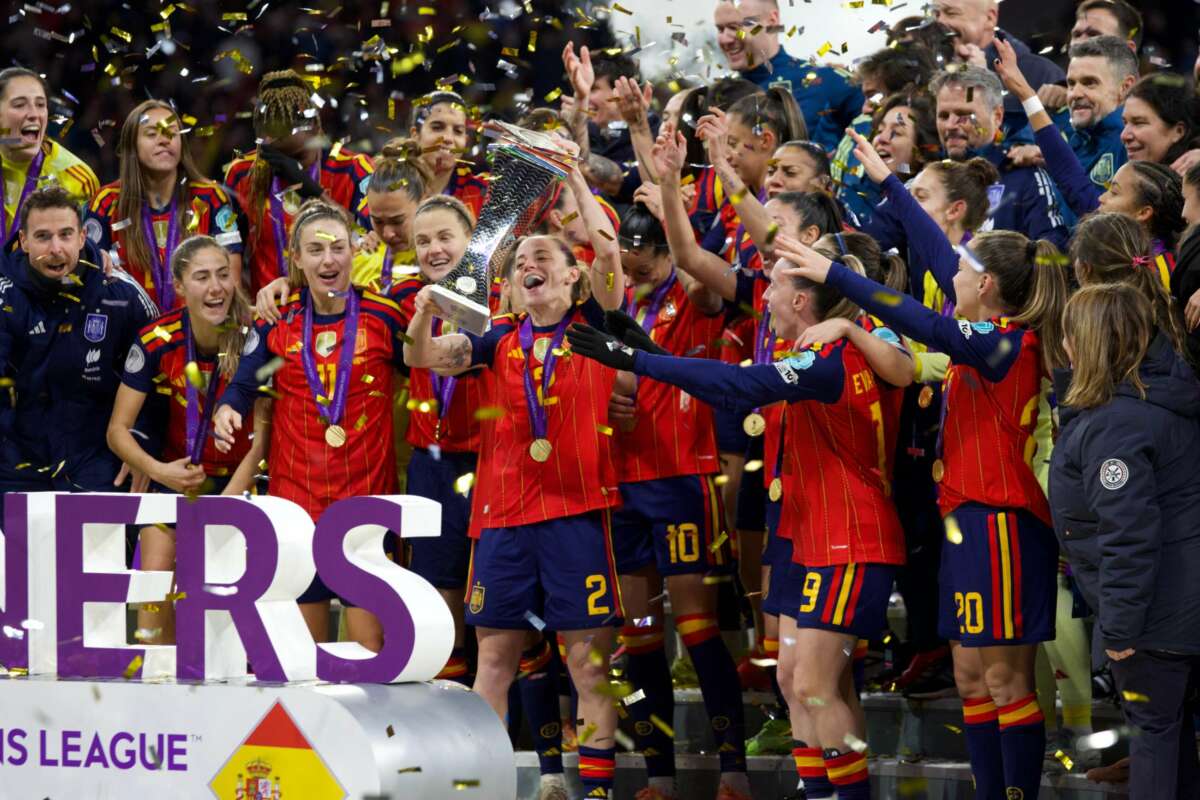 España se proclama campeona de la Nations League Femenina. Foto: Cristina Tubilla.