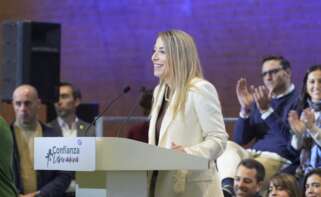La presidenta de la Junta de Extremadura, María Guardiola. Foto: Europa Press.