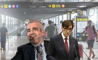 Aena. Salvador Illa. Maurici Lucena.