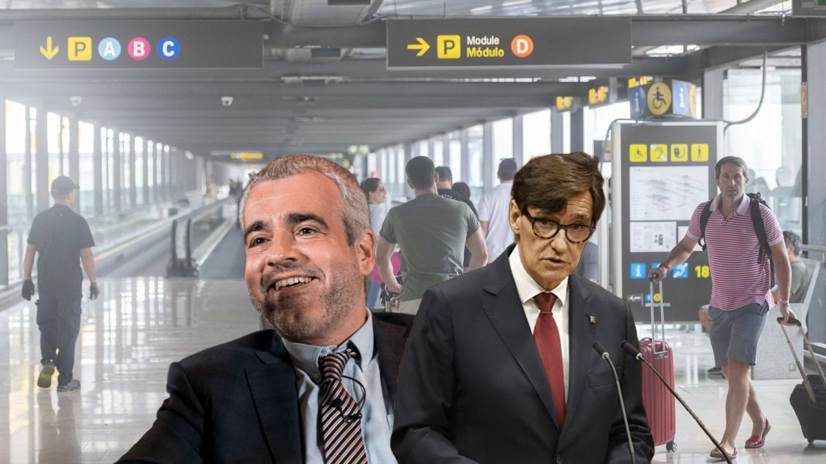 Aena. Salvador Illa. Maurici Lucena.