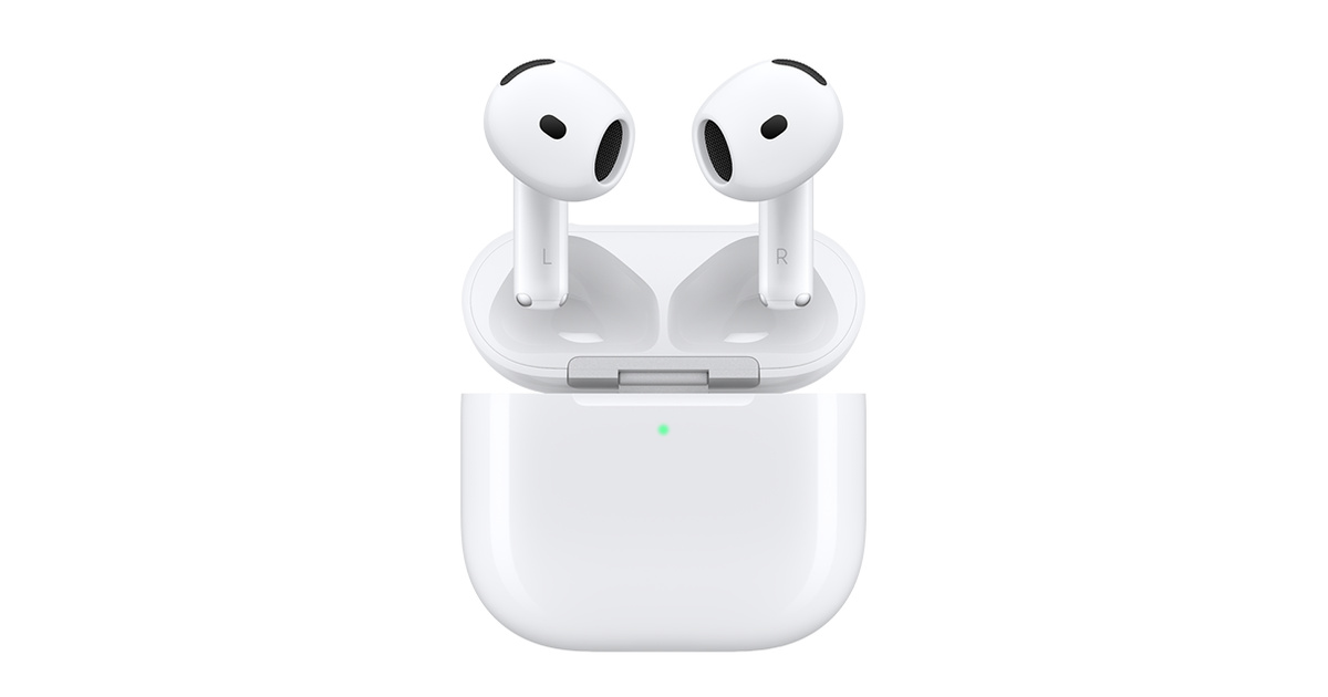 Los Airpods 4 son uno de los productos que los clientes podrán llevarse de forma completamente gratuita se encuentran. Foto: Apple.