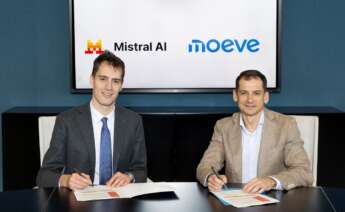 Arthur Mensch, CEO de Mistral AI y David Liras, CDIO de Moeve