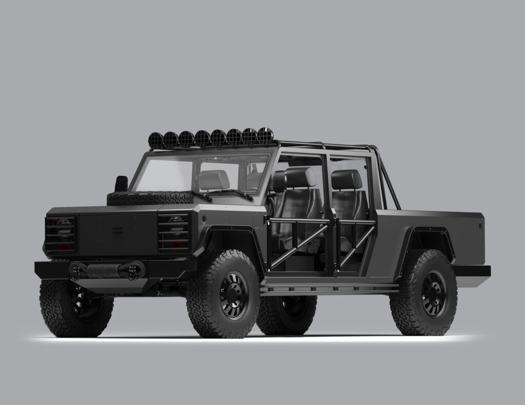 Uno de los modelos de Bollinger Motors