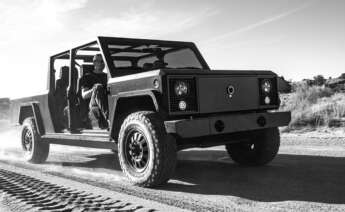 Uno de los vehículos de la marta Bollinger Motors