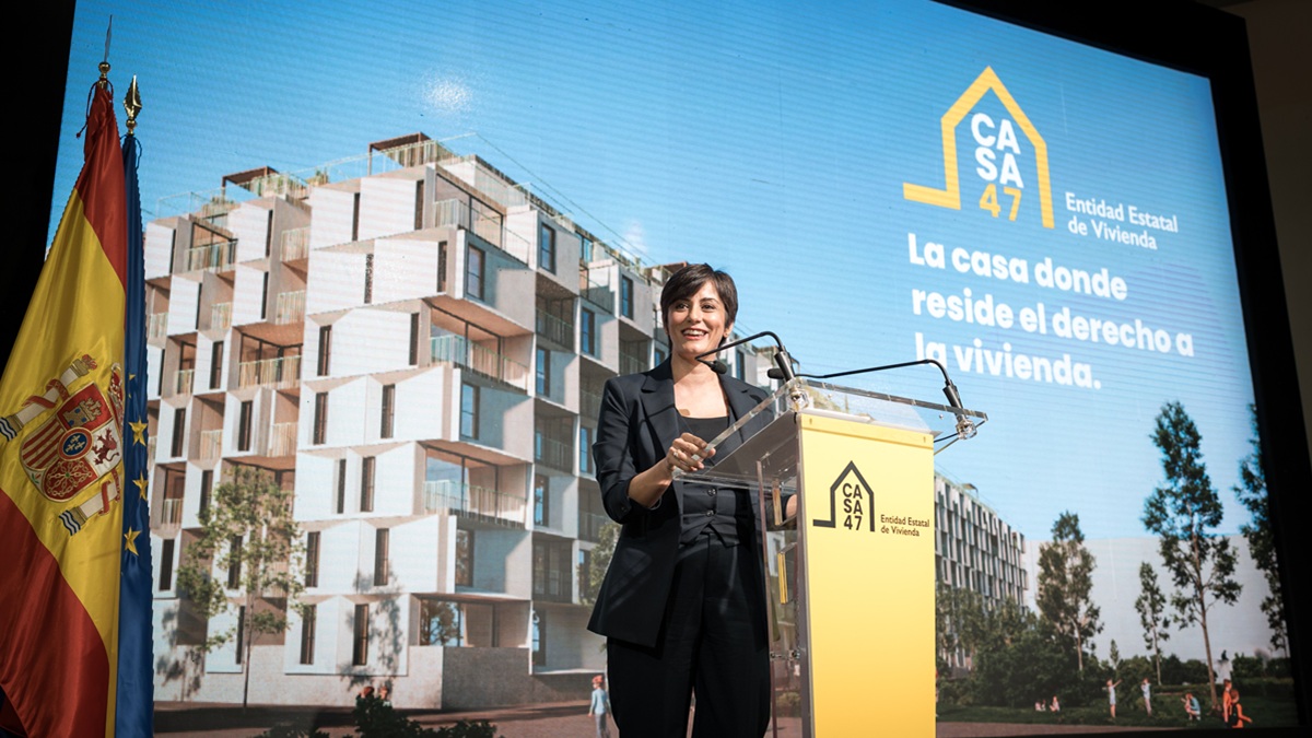 La ministra de Vivienda y Agenda Urbana, Isabel Rodríguez