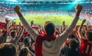 Seguidores en un estadio