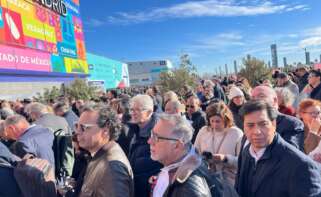 Colas de hasta una hora para entrar en Ifema y una edición marcada por la visita del Rey y el luto por Adamuz