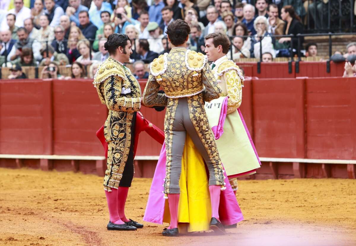 toreros en sevilla festejo de San Miguel