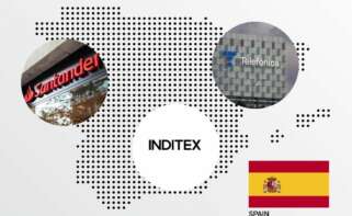 Banco Santander. Inditex. Telefónica.