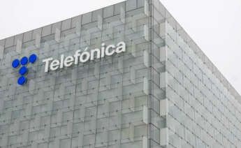 Fachada de la sede de Telefónica