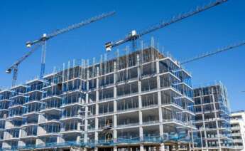 Viviendas en construcción.