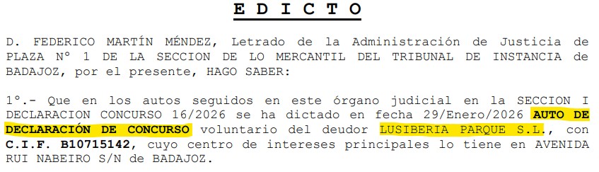 concurso de acreedores