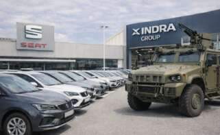 Seat e Indra en un montaje generado por IA