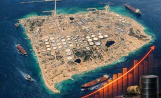 Fotomontaje de la isla de Jark realizado con IA