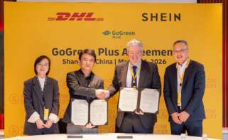 SHEIN firma un acuerdo con DHL para impulsar el uso de combustible sostenible de aviación. Foto: Shein.