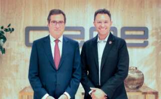 Antonio Garamendi, presidente de CEOE, y Osmar Polo, CEO de T-Systems Iberia | Foto de T-Systems