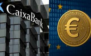 Fachada de la sede de CaixaBank en la Avenida Diagonal de Barcelona