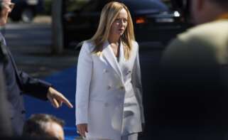 La presidenta de Italia, Giorgia Meloni