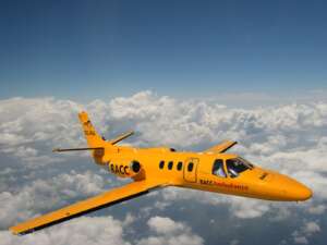 Un avión medicalizado. Foto: RACC.