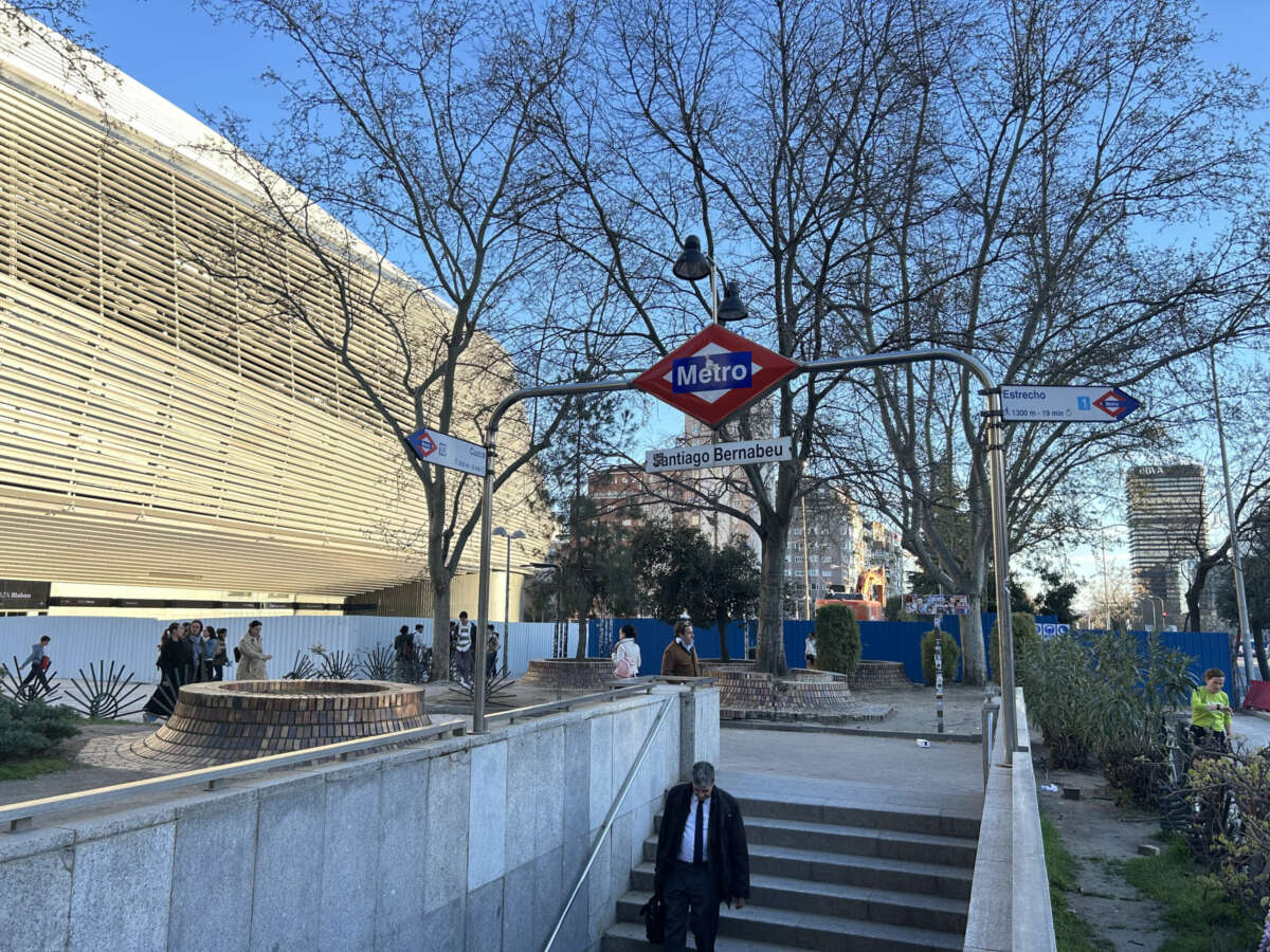 Cierre Línea 10 metro Santiago Bernabéu