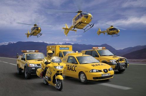 Flota de asistencia de RACC. Foto: RACC.