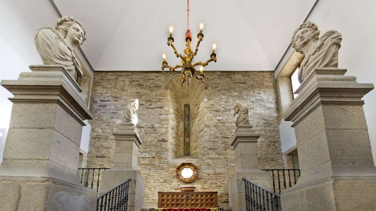 El interior del Parador de Santiago de Compostela