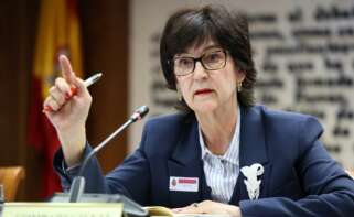La presidenta de la Comisión Nacional de los Mercados y la Competencia (CNMC), Cani Fernández Vicién, comparece ante la Comisión de Investigación sobre el apagón, en el Senado, a 17 de marzo de 2026, en Madrid (España). Foto: Marta Fernández/Europa Press.