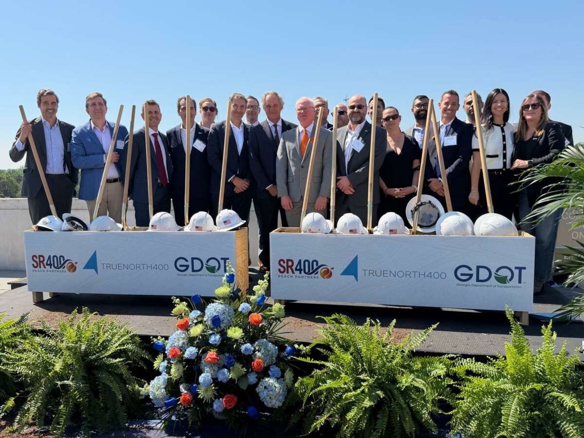 Acciona empieza las obras de la autopista SR400 de Atlanta. Foto: Acciona.