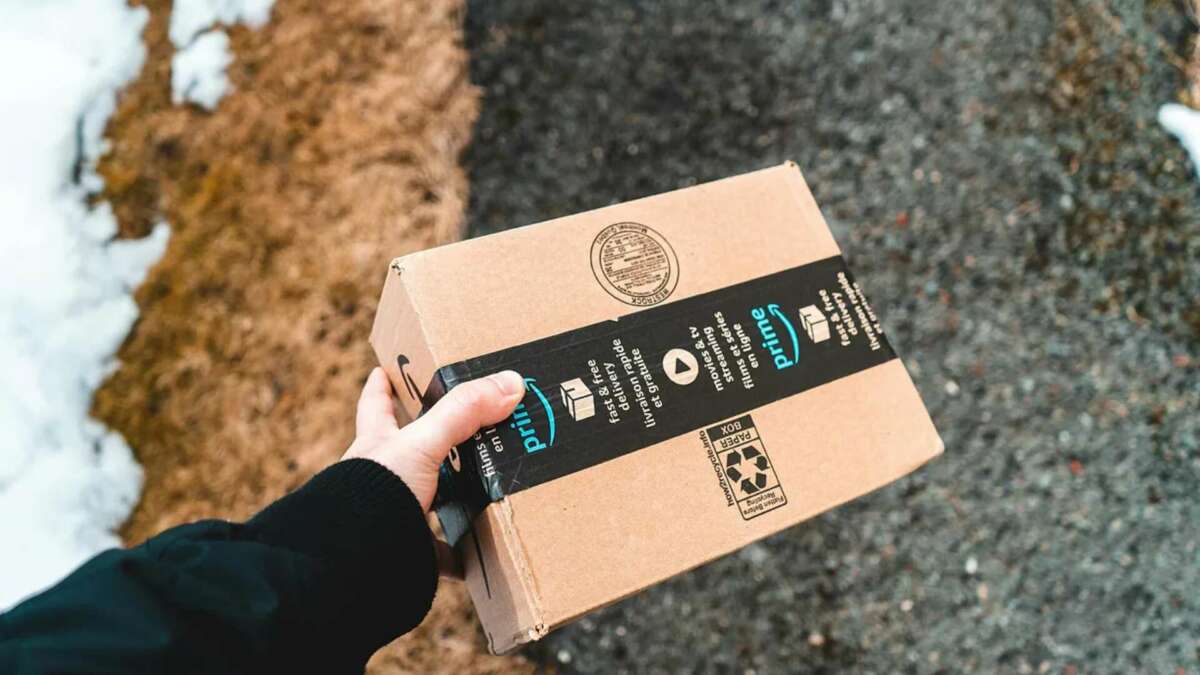 Un paquete de Amazon