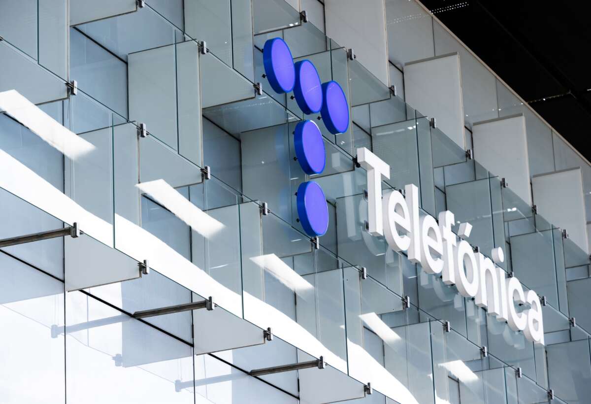 Fachada de la sede de Telefónica. Foto: Europa Press.
