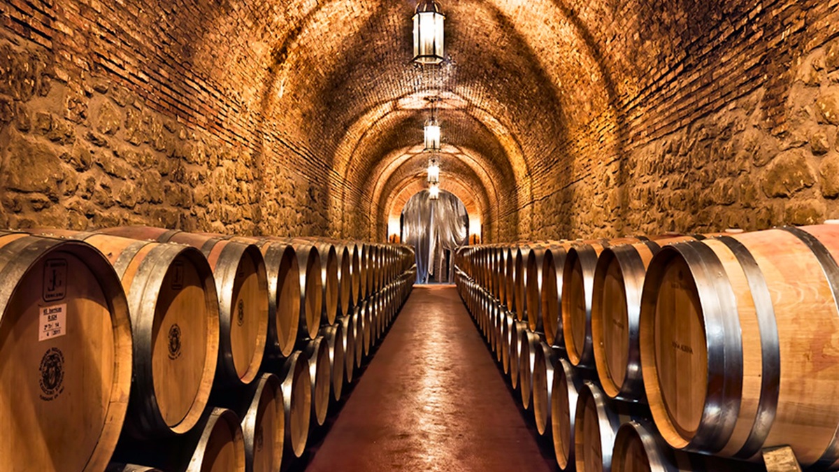 El interior de Bodega Riojanas
