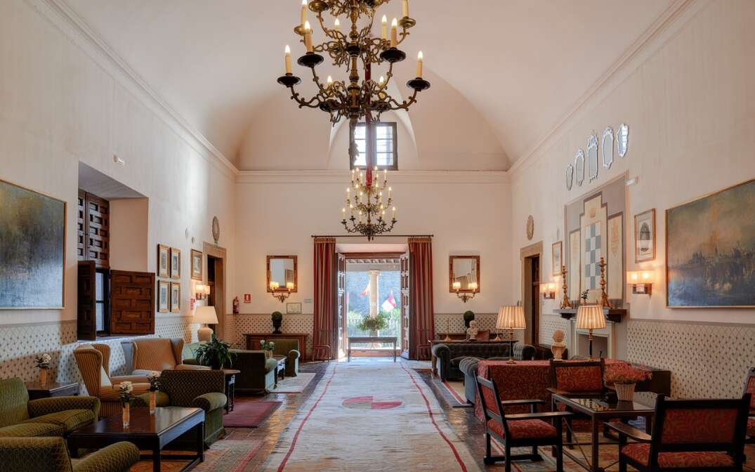 El interior del Parador de Oropesa en Toledo