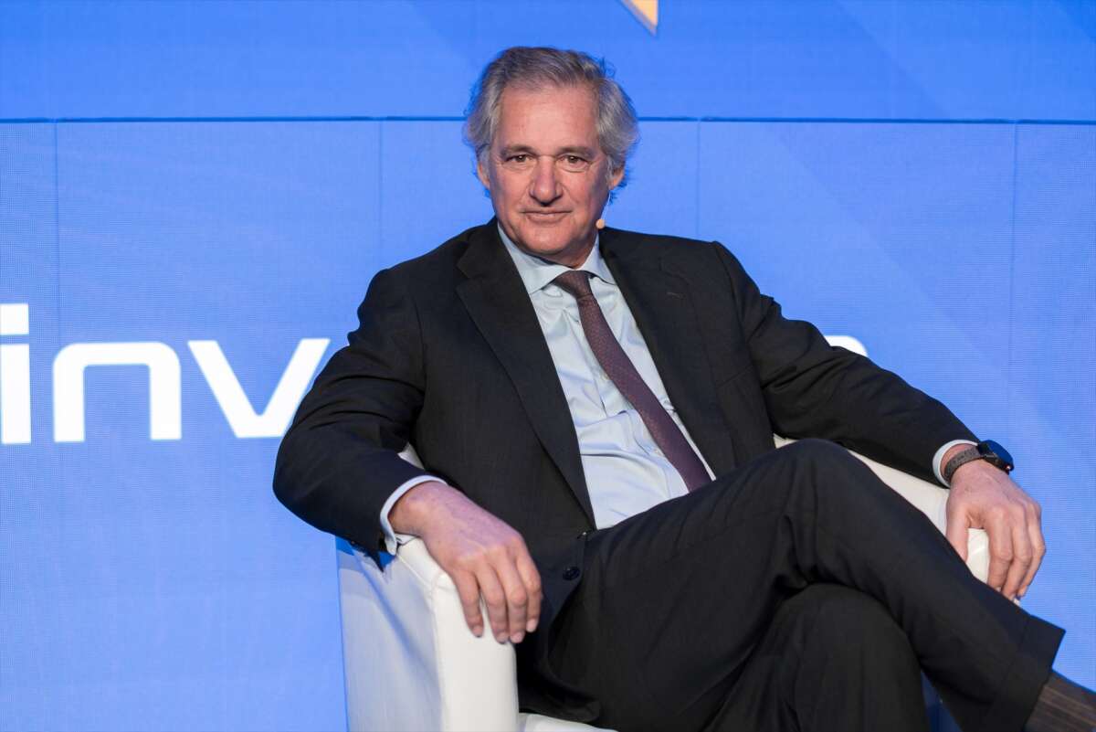 El presidente y CEO de Acciona, José Manuel Entrecanales, durante la inauguración de la V edición del foro económico español ‘Wake Up, Spain!’, en Casa de América, a 31 de marzo de 2025, en Madrid (España). Bajo el epígrafe "Los desafíos de España ante el nuevo orden mundial, la quinta edición de Wake Up, Spain!”, más de 150 ponentes del mundo de la política, la empresa, el mundo tecnológico y la sociedad civil tratan de aportar ideas para el debate público que permitan potenciar el crecimiento sostenido y sostenible de la economía española.