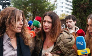 Leire Díez a su llegada a los juzgados de Plaza de Castilla para declarar por el caso ‘Leire Díez. Foto: Matias Chiofalo / Europa Press