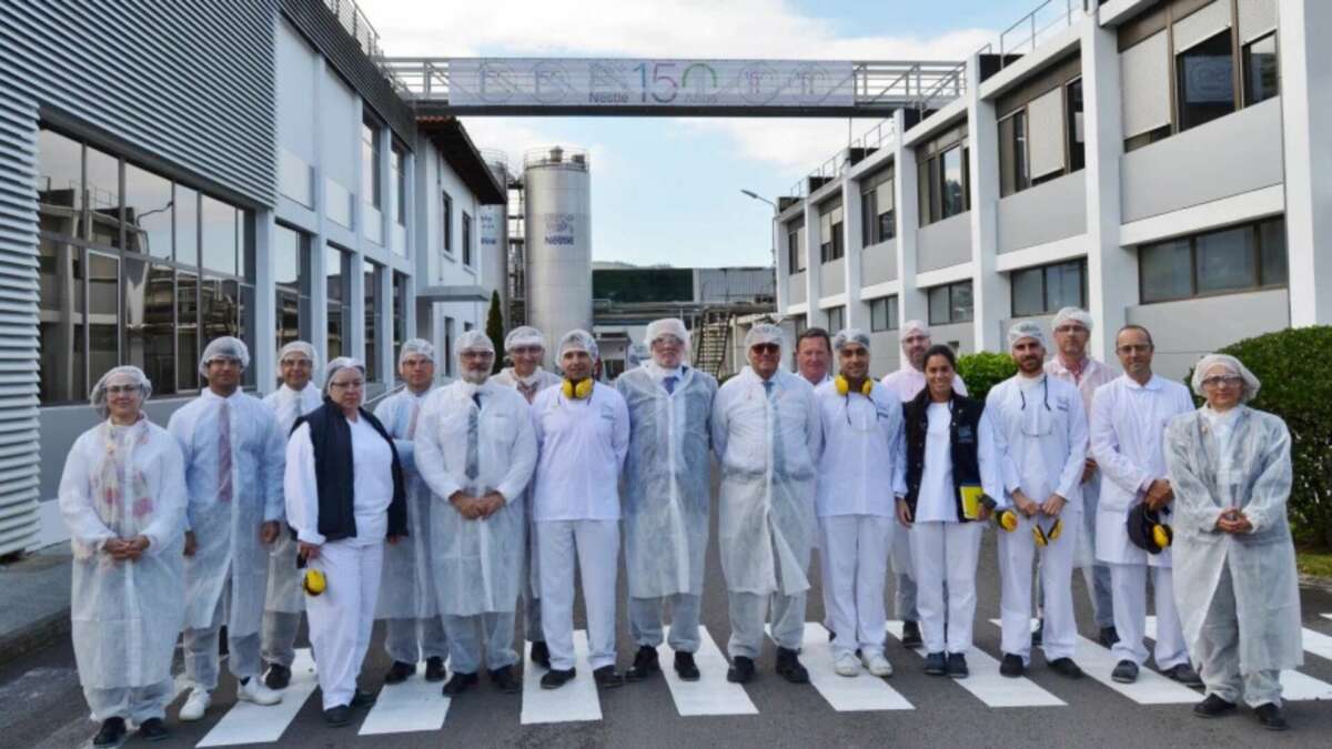 Varios trabajadores de Nestlé de La Penilla.